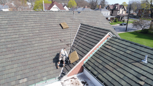 new tile roof by Roberts Roofing